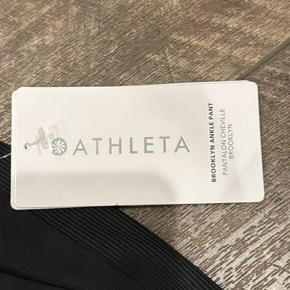 NWT Athleta Brooklyn Mid Rise Ankle Black Pant Size 16 - Picture 7 of 12